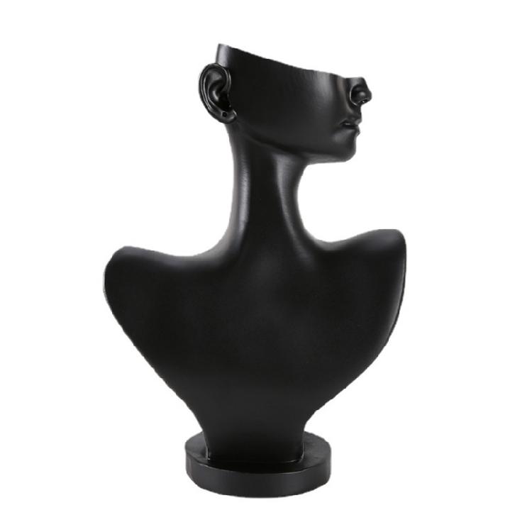 Mannequin Jewelry Display Bust Stand for Show Jewelry, Necklace, Earrings