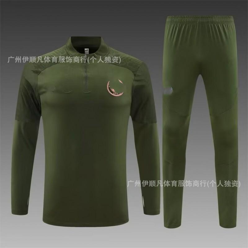 Heren Dames Voetbal Trainingsshirt Halve Rits Opwarmshirt Napoli PSG AC Milan Brazilië Manchester United Fans