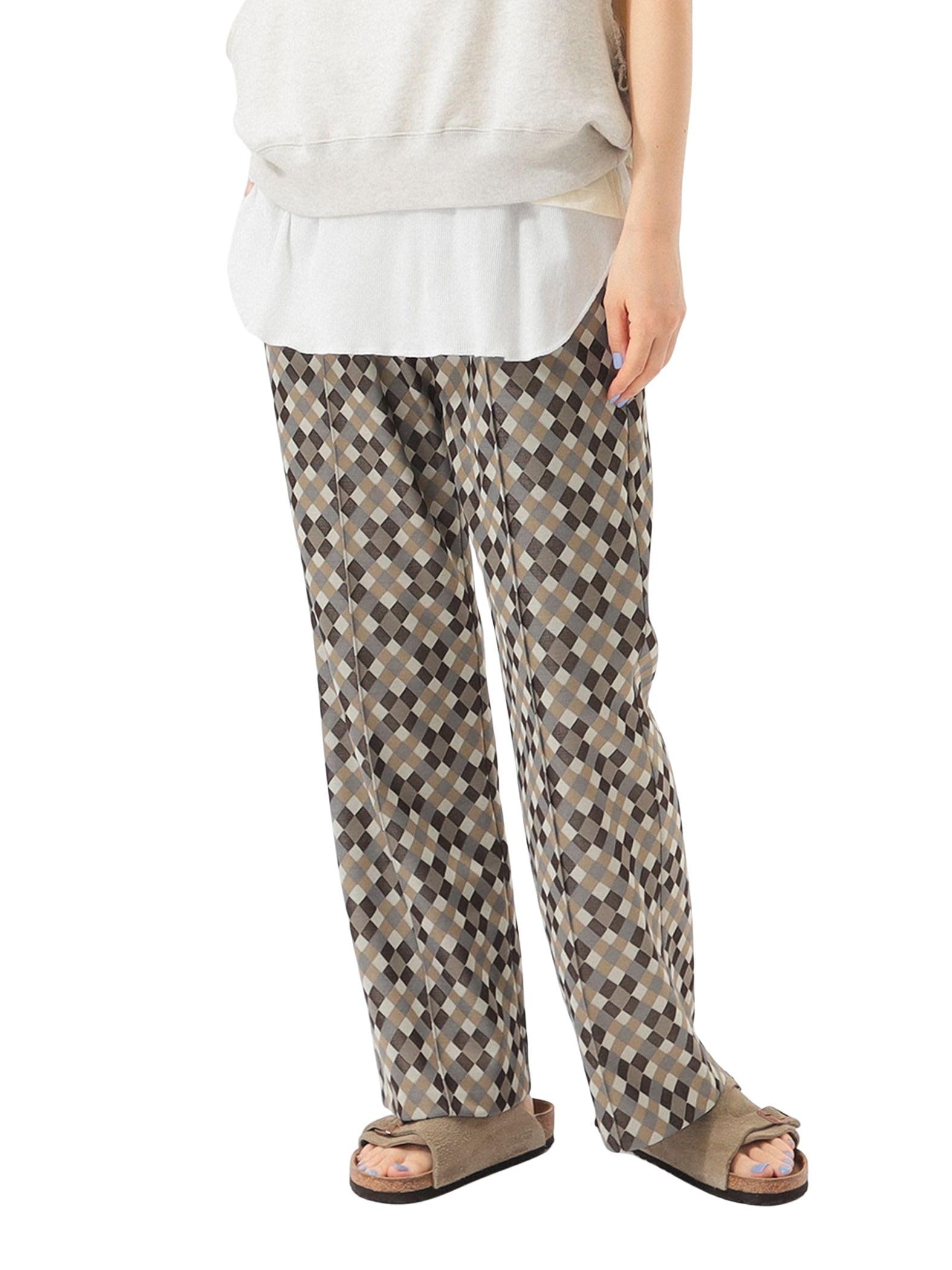 

Beams Boy Women s Polyester Jacquard Work Pants, Brown, 13240454458