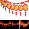Chinese Cny 2022 New Year Banner Flag Pendant Spring Festival Decoration Hanging
