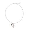 New Accessories Fashion Diamond-encrusted Animal Pendant Versatile Rabbit Cat Alloy Necklace Necklace