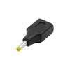 Universal Laptop Power Adapter Tip USB Female Connector Head for Various Notebook Models and Brands Black