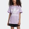 adidas Originals TREFOIL TEE T Shirt Purple Teenagers DV2908