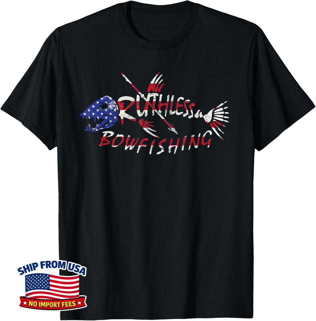 RUTHLESS Bowfishing Freedom flag USA vintage Great gift Unisex T-Shirt