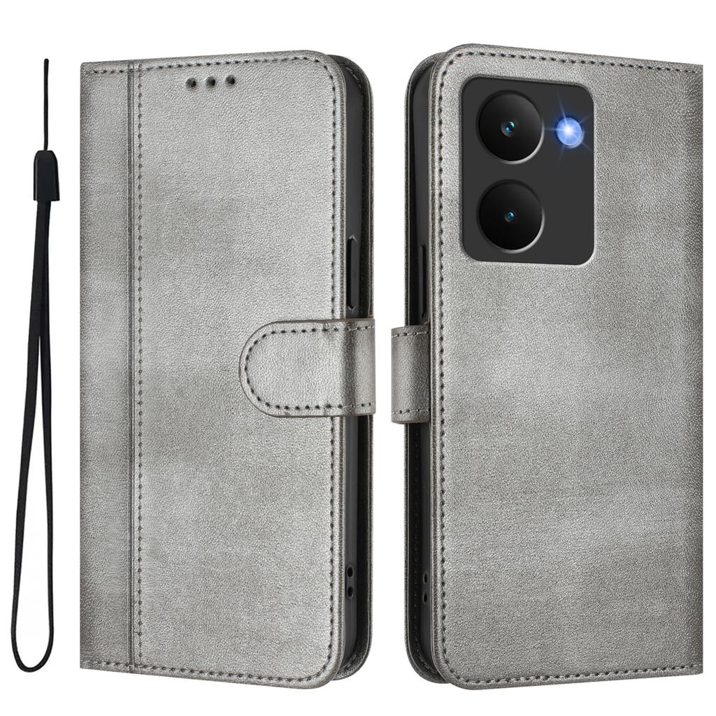 For Realme P3 Ultra 5G Cases Wallet Stand Retro Texture Leather Phone Cover with Lanyard