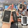 XPeng P7+ 2024 NFC Card Key Case - MONA M03 Car Metal Leather Remote Control Cover.
