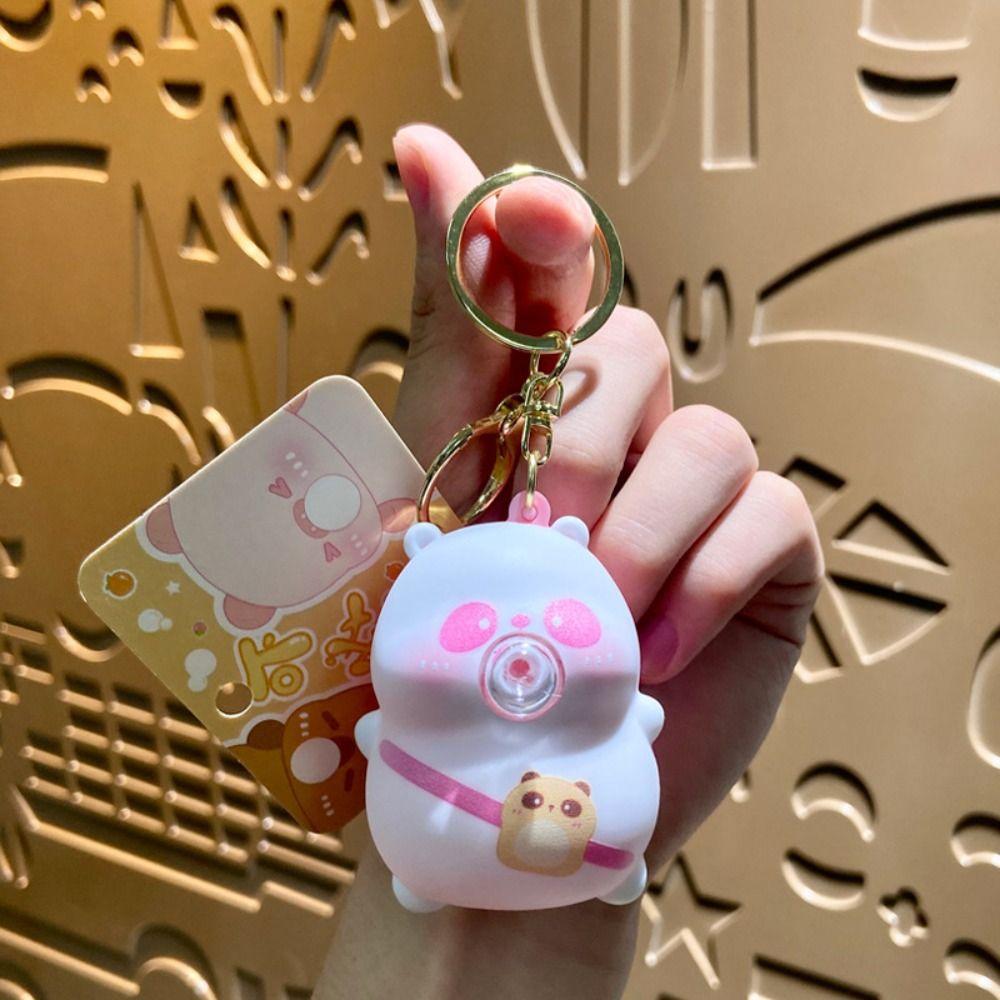 Chaveiro Brinquedo de apertar de crescimento lento Animal Brinquedo de recuperação lenta Capivara Sílica Gel Chaveiro Bolsa Pendurada