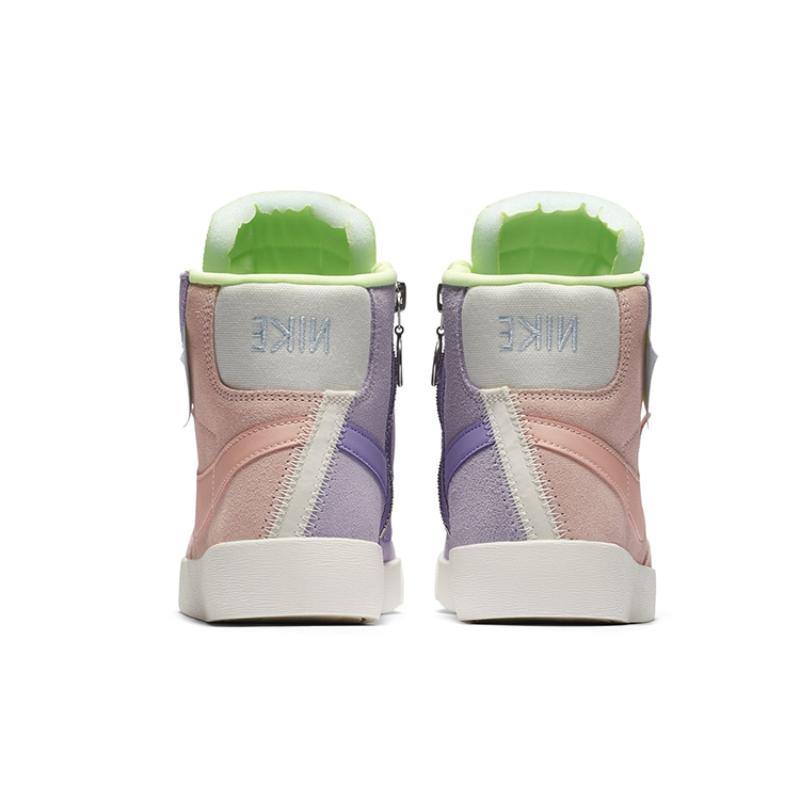 Nike Blazer Mid Rebel Pink Purple Women's Sneakers Skateboard Shoes CQ7786-661