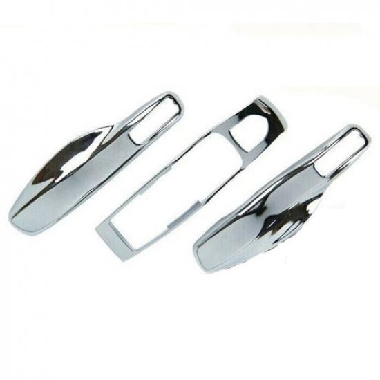 Silver Smart Key Cover Shell Holder Case For Porsche Cayenne Panamera Macan 911
