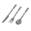 Portable Titanium Camping Cutlery Set