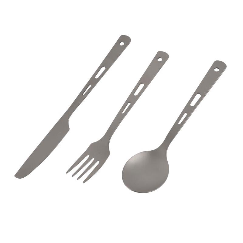 Portable Titanium Camping Cutlery Set Standard