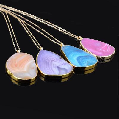 Pendente della collana della pietra preziosa della perla di Chakra del punto di guarigione del quarzo di cristallo naturale caldo SOLE