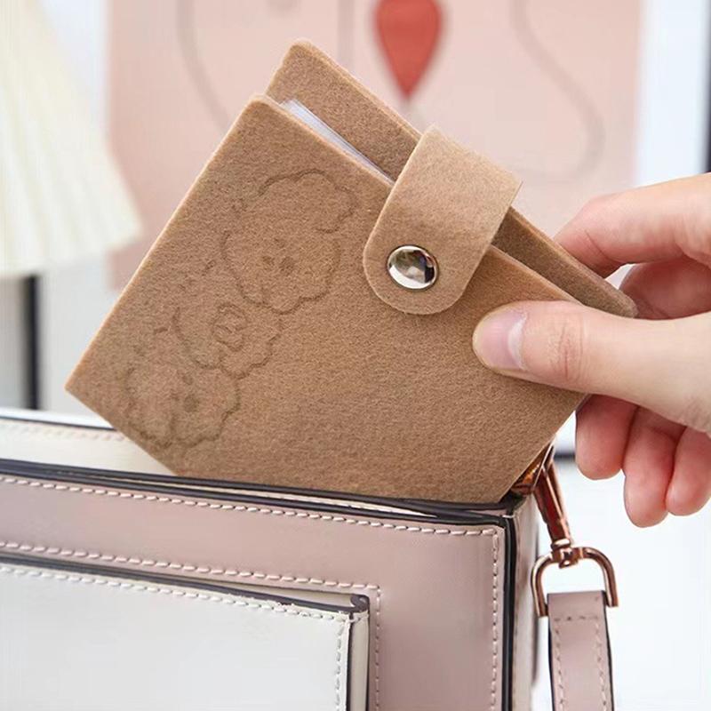 Mini Loose Leaf Albums Card Storage 3 Inch Photo One Grid For Fujifilm Instax Mini12/11/8/9/7/7+/40/90 Camera Mini Film Albums