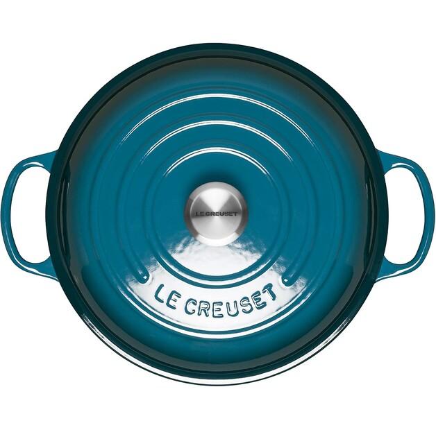 Cast Iron Skillet Le Creuset Gourmet 26 Cm 2.2 L Deep Teal (21180266422430)