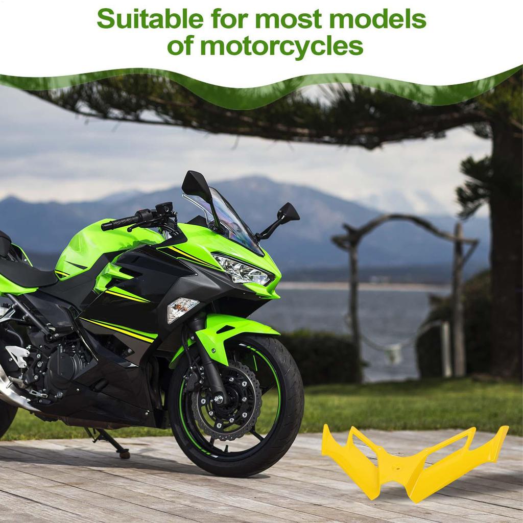 Motorcycle Fairing Wing Motorcycle Side Wind Wings Shark Fin Fairing Bird Beak Trim For Modification Scooter Touring Racing