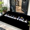 Alfombra de Piso Suave de Franela Antideslizante Absorbente para Puerta de Entrada Baño Dormitorio Alfombra de Piso del Juego U-Undertale