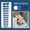 24pcs Detachable Short Square Head False Nails Solid Color Nail Tips New Press False Nails  Women