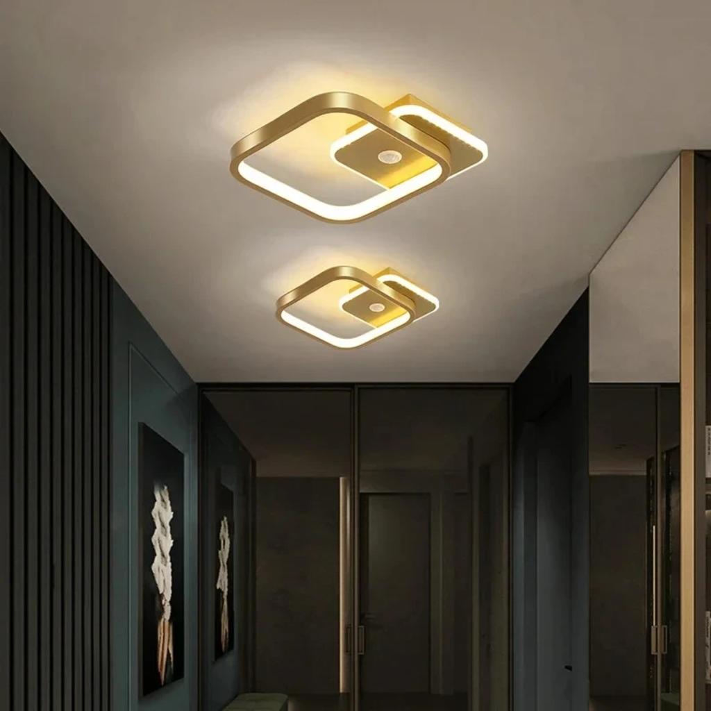 New Human PIR Motion Sensor  Ceiling Lights  Corridor Balcony Bedroom Indoor Ceiling Lamps Induction Lighting Decor