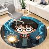 1ks Harry Potter Kancelářský kulatý koberec, Pod kancelářské židle Ložnice Obývací pokoj Domácí dekorace  a1022246