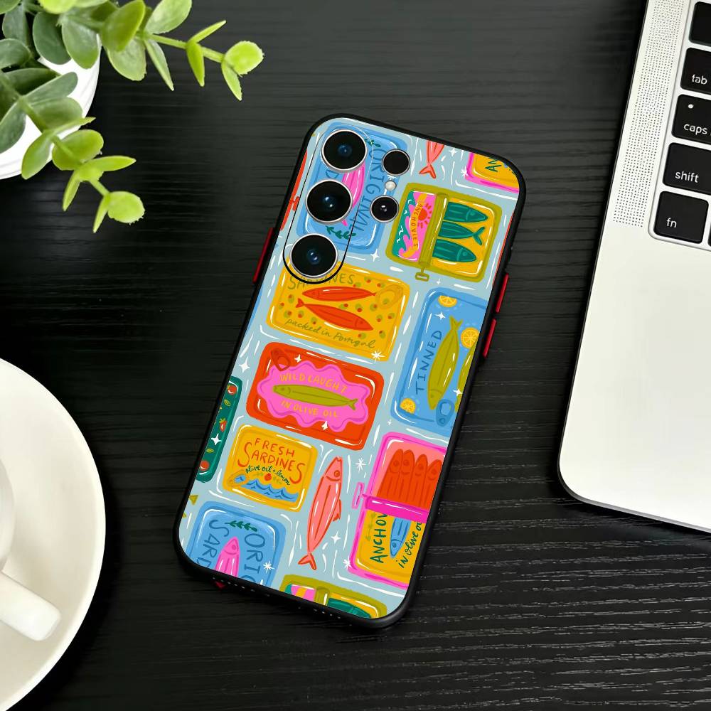 Collage Phone Case For Samsung S26,S25,S24,S23,S22,S21,S20,S30,Ultra,Plus,Fe,Note,5G Black Cover