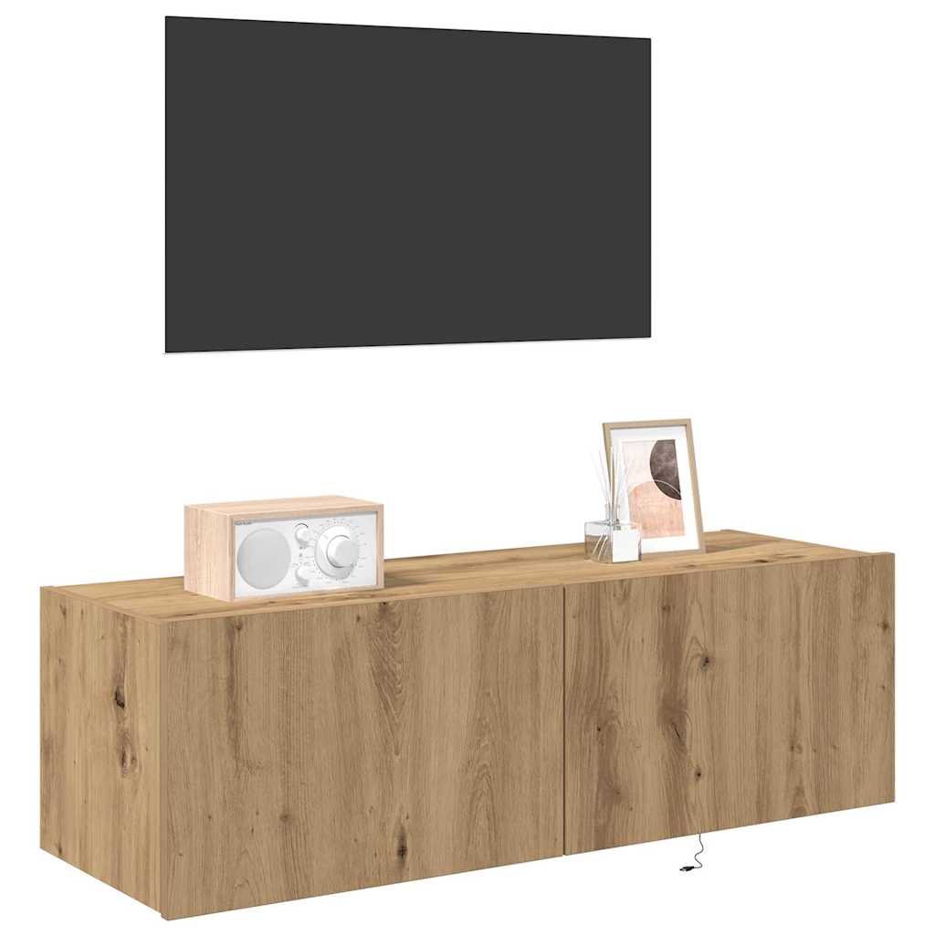 TV Wall Cabinet Artisan Oak 100 x 35 x 31 cm Particleboard