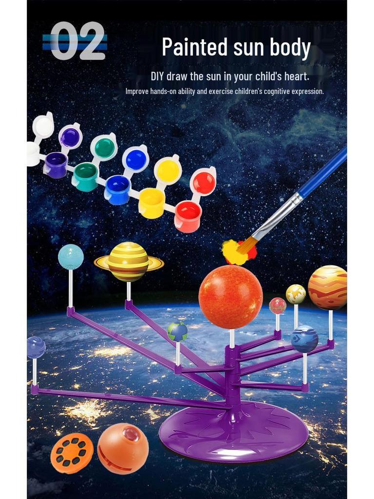 STEM Educational Celestial Model: Eight Planets Hanging Toy for Kids 6-12