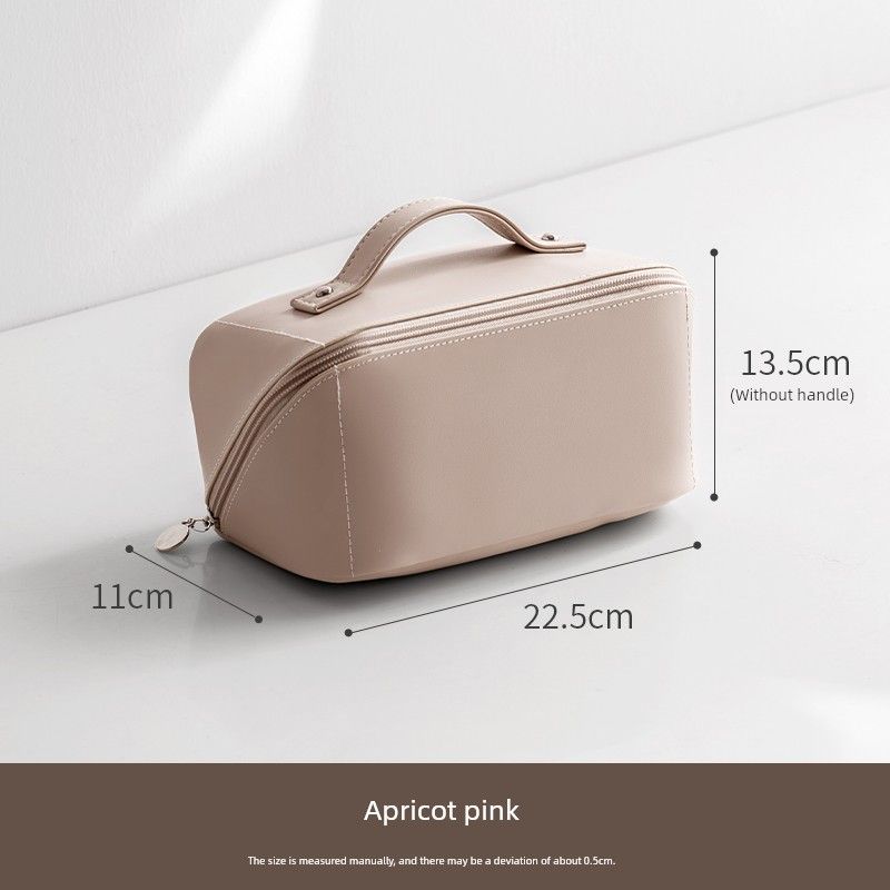 

Lanjiaoluo Bags Portable Business Trip Skin Care Products Cosmetic Bag Apricot pink