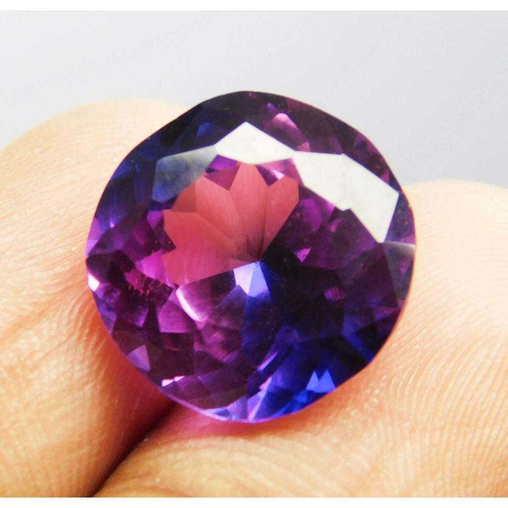 Natural Purple Tanzanite Loose Gemstone Flawless 8.00 Ct Round Cut for Jewelry Making and Crafts