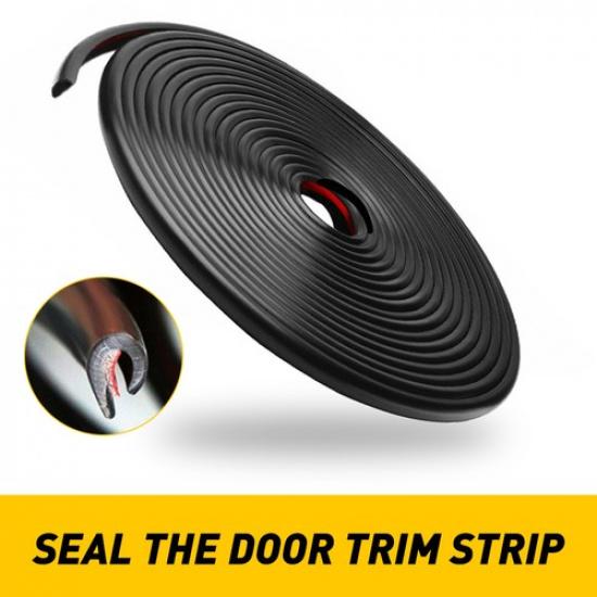 

32 Car Feet Rubber Trim Seal Molding Door Strip Window Edge Lock Guard Protector