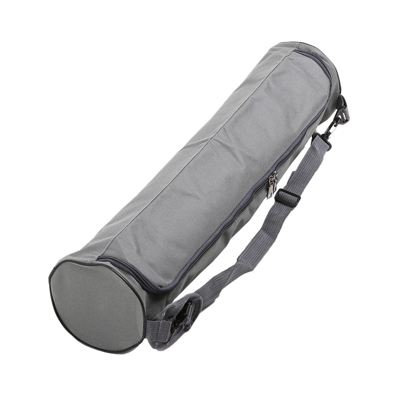 Waterproof Portable Yoga Mat Carrier Bag Gym Fitness Pilates Shoulder Strap серый