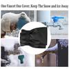 Insulated Faucet Anti-Freeze Cover Outdoor Pipe Protection Sleeve For Winter Freeze Prevention & Dustproof Warmth