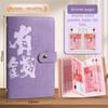 PU Money Collection Book Get Rich Overnight Savings Binder Mini Binder Savings Challenge  Couples