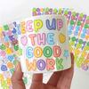 2sheets Colorful Letter Stickers English Children's Cartoon DIY Cup Lunch Box Name Marking Spot Wholesale Waterproof Stickers