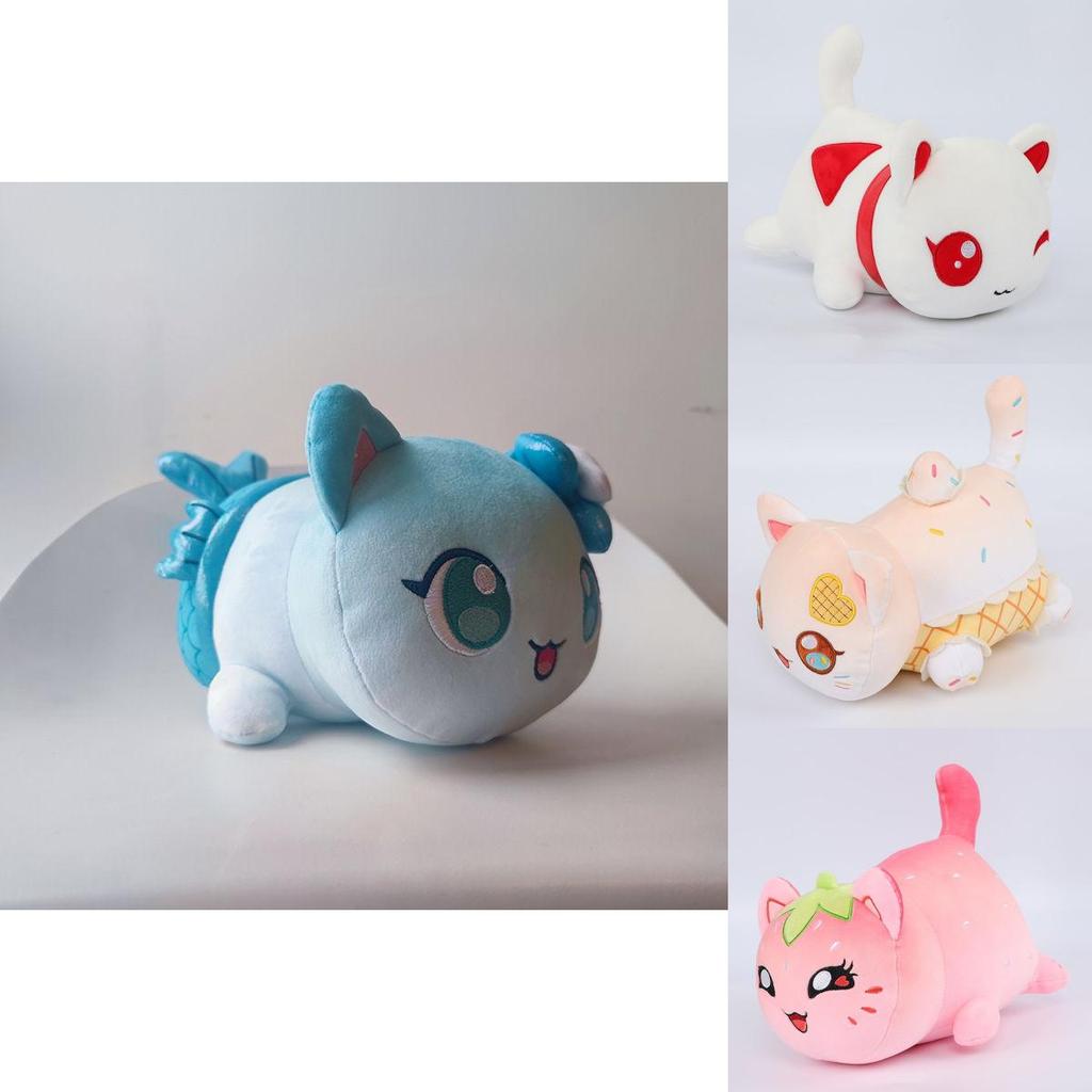 Cute Aphmau Cat Plush Toy Soft And Luminous Stuffed Pillow For Fans Collectors And Kids