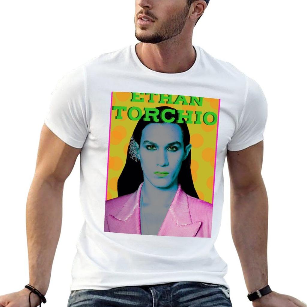 Ethan Torchio M?neskin T-Shirt Athletic Quick Dry T-Shirt for Men