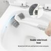 Nordic Dual-Sided Wall-Mounted Toilet Brush for Comprehensive Cleaning