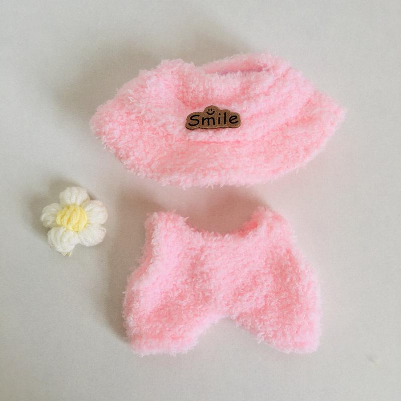 בגדי בובת קטיפה ויניל חמודה 17 ס"מ קופסה עיוורת - תליון LaBuBu שמלת אביזרים