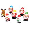 Bounce Toy Snowman Santa Claus Reindeer Christmas Wind Up Toys Assorted for Kids Boys Girls