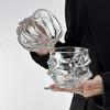 330mL Wave Cup Glass Wine Cup Thicken Juice Crystal Lead-free Whiskey Cocktail Glass Creativity Affordable Luxury Bar Gift