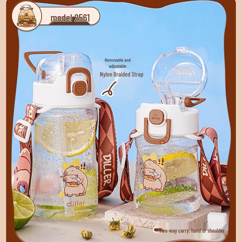 Dilebel Capybara Tritan Straw Cup
