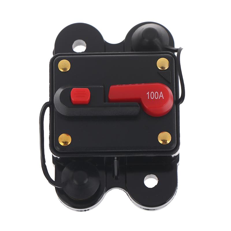 Wasserdichter Leistungsschalter Reset-Sicherung Wechselrichter DC12V 24V 30A 40A 50A 60A 80A 100A 150A 200A 250A 300A Haus-Solarsystem Teile