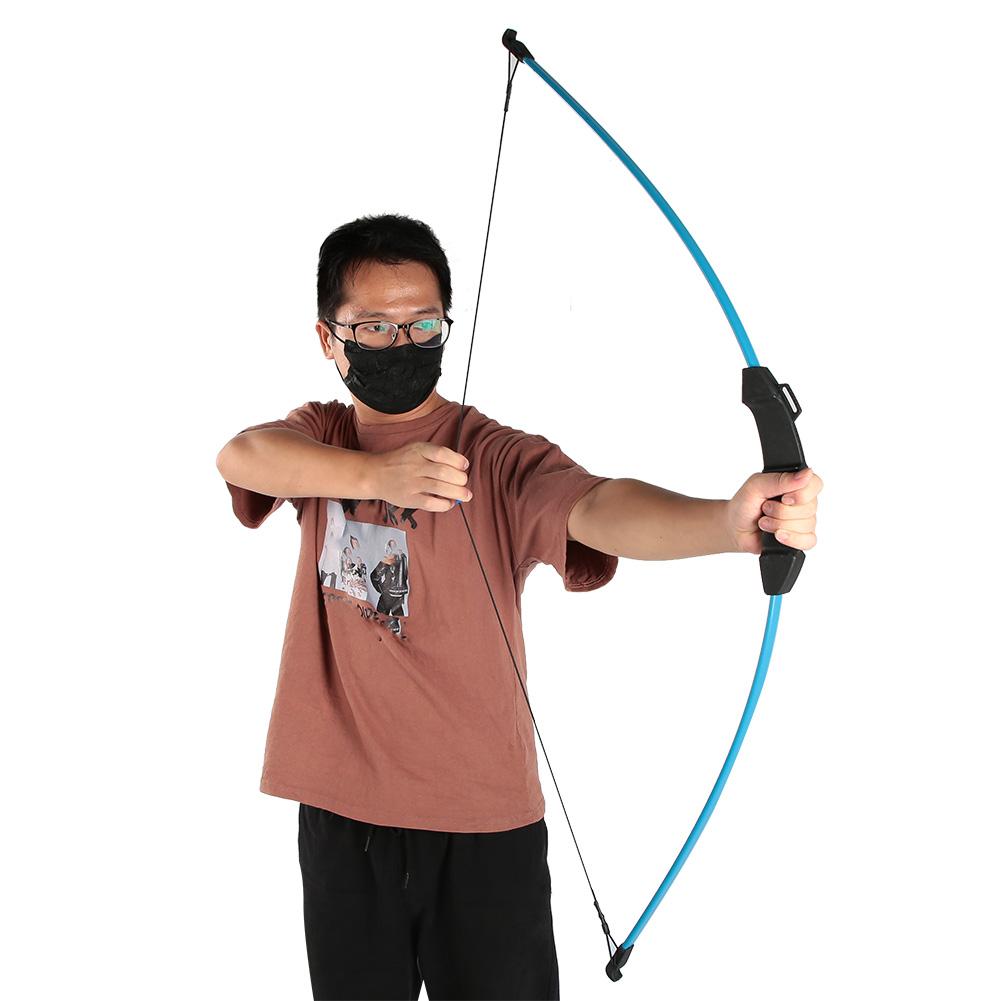 Outdoor Glasfaser Kinder Kinder Jugendliche Anfänger Bogen Bogenschießen Trainingspraxis (blau)