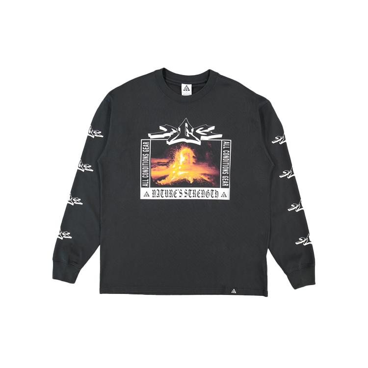 Мужские толстовки Nike ACG Черные с круглым вырезом Средние DJ1140-010 XL
