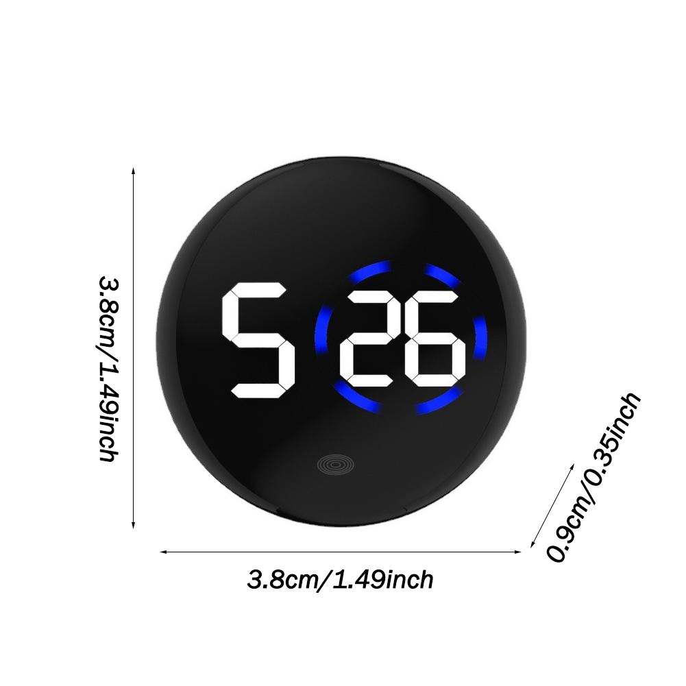 Bil Interiör Klocka Klocka Tillbehör Pekskärm Kvarts Klocka Fordon Elektronisk Prydnad Motorcykeltillbehör