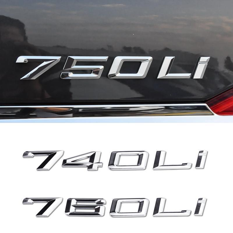 FOR Bmw logo 7 series 730Li 740Li 745Li 750 760Li digital logo with silver logo at the back and car accessories.Quick delivery. bzbf85