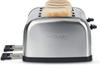 H.Koenig TOS14 - Toaster with 4 Long and Wide Slots, 1500 W, 6 Toasting Levels, Removable Crumb Tray, Modern Stainless Steel Design