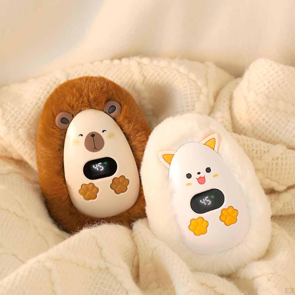Adjustable Temperature Pocket Hand Warmer, USB Powered, Ideal for Bedroom, Camping, Home And More.