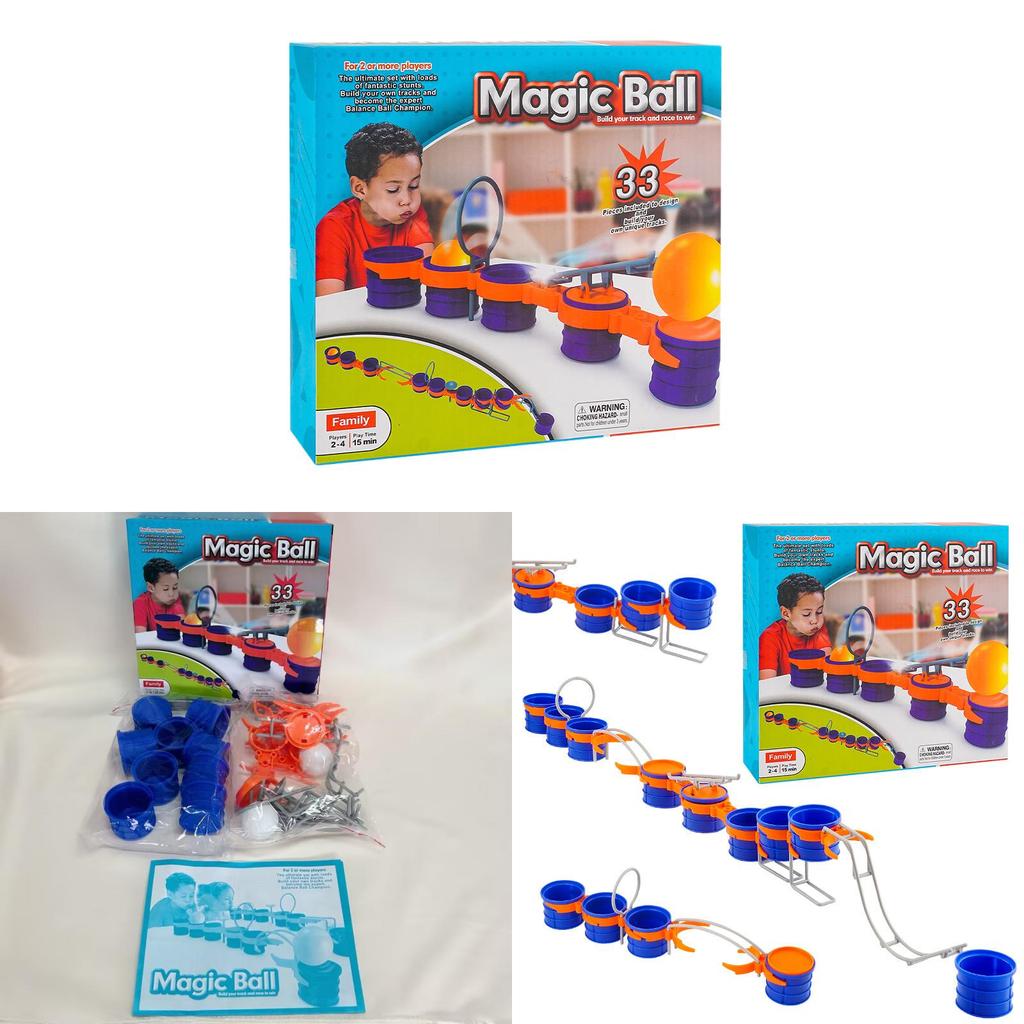 Children Magnetic Ball Track Puzzle Game For Early Education And Brain Development