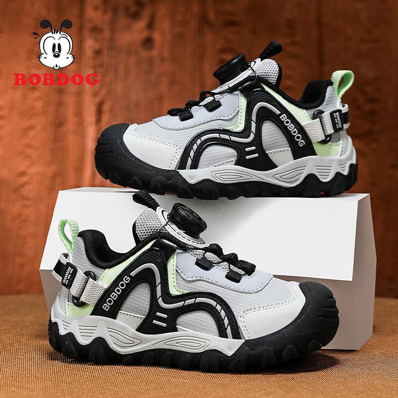 Babudou Girls' Leather Sports Shoes 2026 - Non-slip Autumn/Winter Outdoor Footwear for Kids