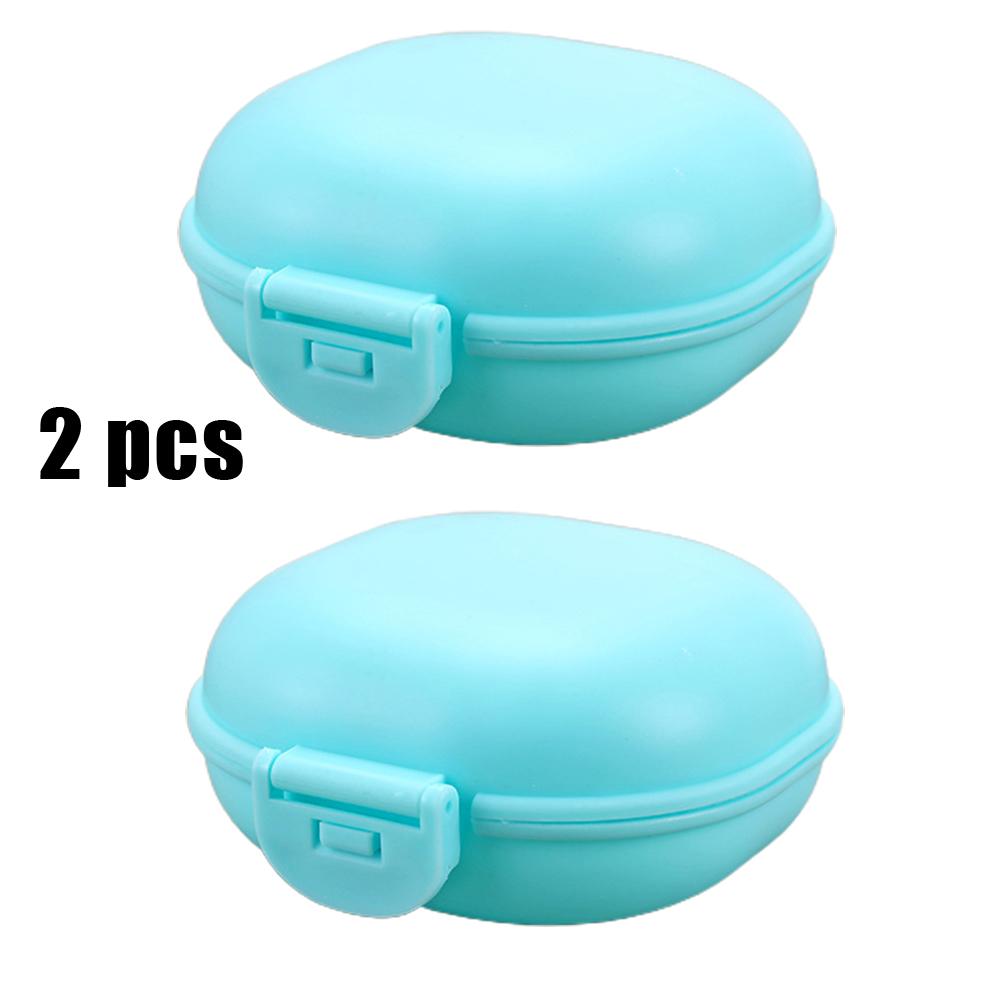Bathroom Soap Case Mini Soap Box With Lid Portable Storage Dish Home Shower Drain Soap Holder Container Tray Cover Travel Hiking